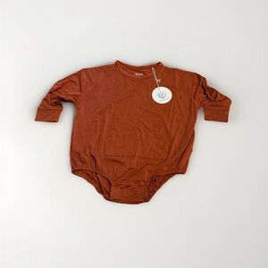 Bubble Baby Bamboo Romper 2T – NWT – Rust Orange – Limited Colorway